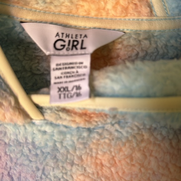 NWT Athleta Girl So Snug Printed Sherpa size XXL 16 - Picture 4 of 6